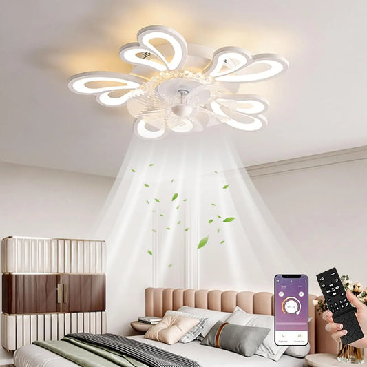 Ventilatore da soffitto - con telecomando, a LED, silenzioso - 50 W