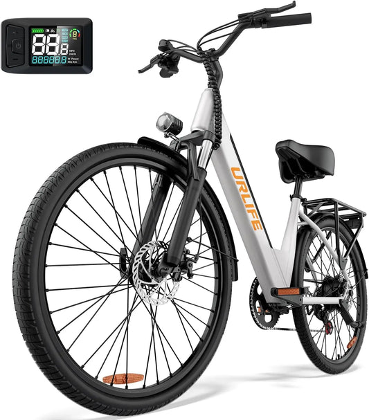 Bicicletta elettrica URLIFE - con display digitale