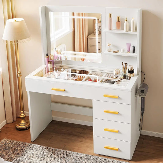 Tavolo YITAHOME - colore Bianco - regolabile