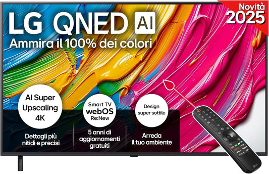 Televisore LG QNED AI - con controllo intelligente - 55 Pollici