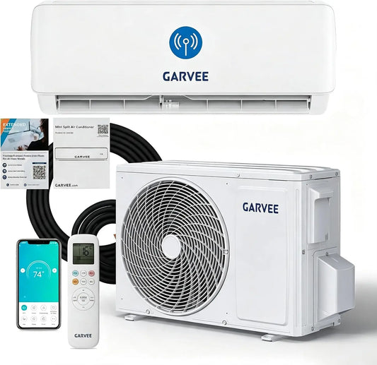 Climatizzatore split - con Wi-Fi, con telecomando, con tecnologia inverter - 24000 BTU, 19dB