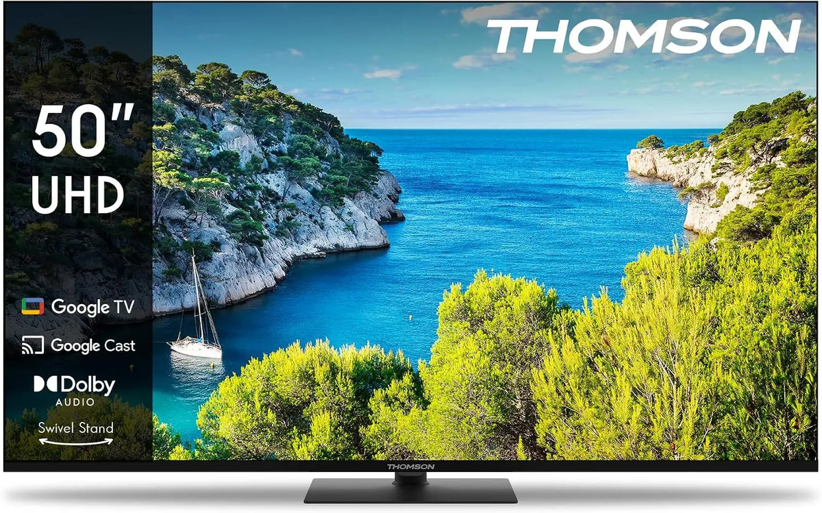 Televisore Thomson 50 - con Wi-Fi, con Bluetooth, con controllo intelligente - 50 Pollici, 127cm