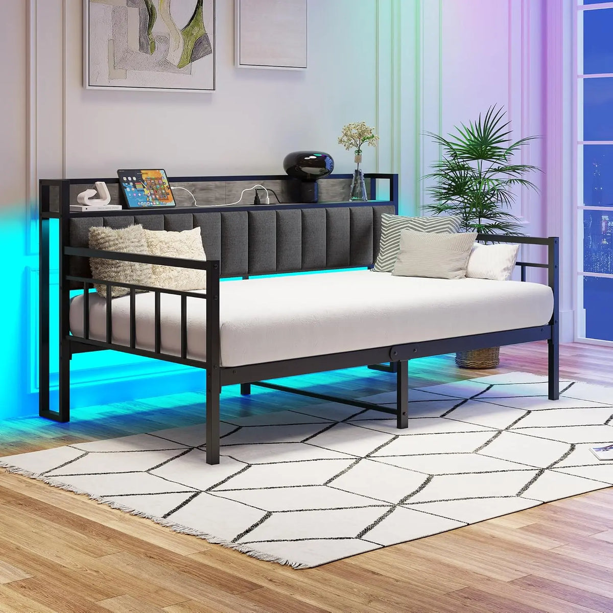 Letto - a LED - 200 cm