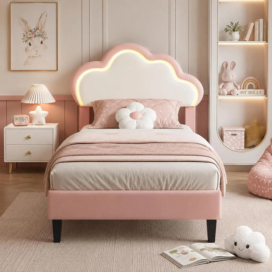 Letto DULRLLY - a LED, regolabile