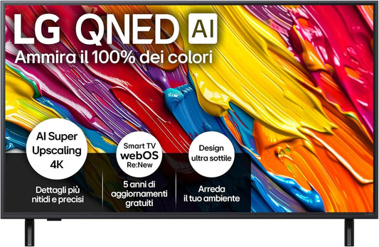 Televisore LG QNED AI - con controllo intelligente - 43 Pollici