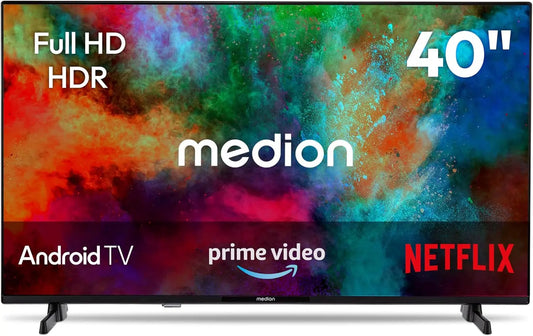 Televisore MEDION TV 40 - con Bluetooth, con controllo intelligente - 40 pollici, 100,3 cm