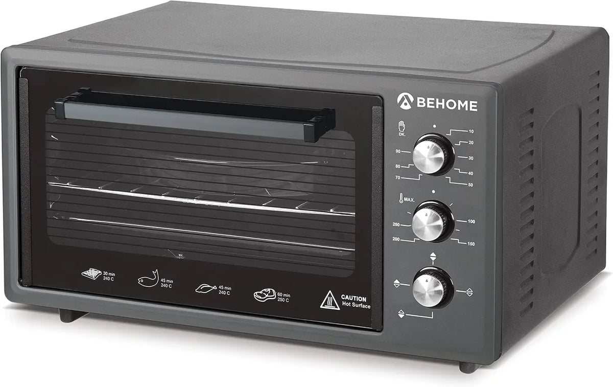 Forno elettrico BEHOME - colore Grigio - con timer - 48 litri