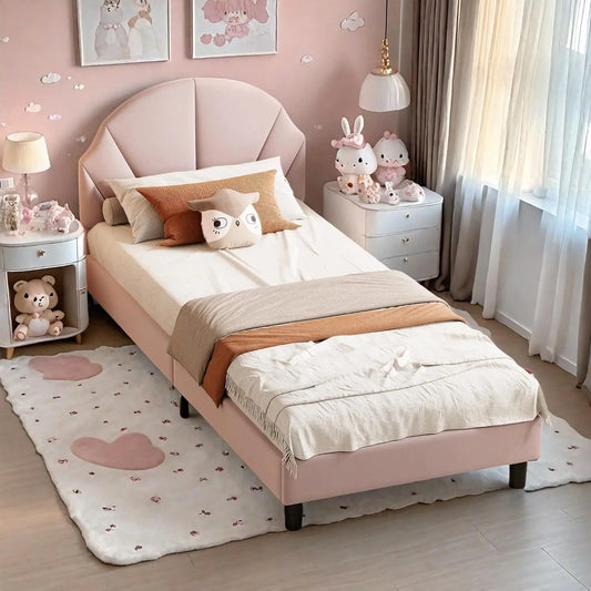Letto - colore Rosa - regolabile - 200 cm