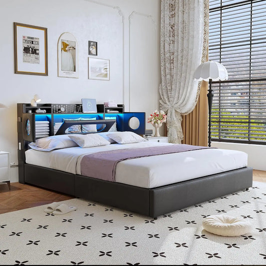 Letto - a LED - 200 cm